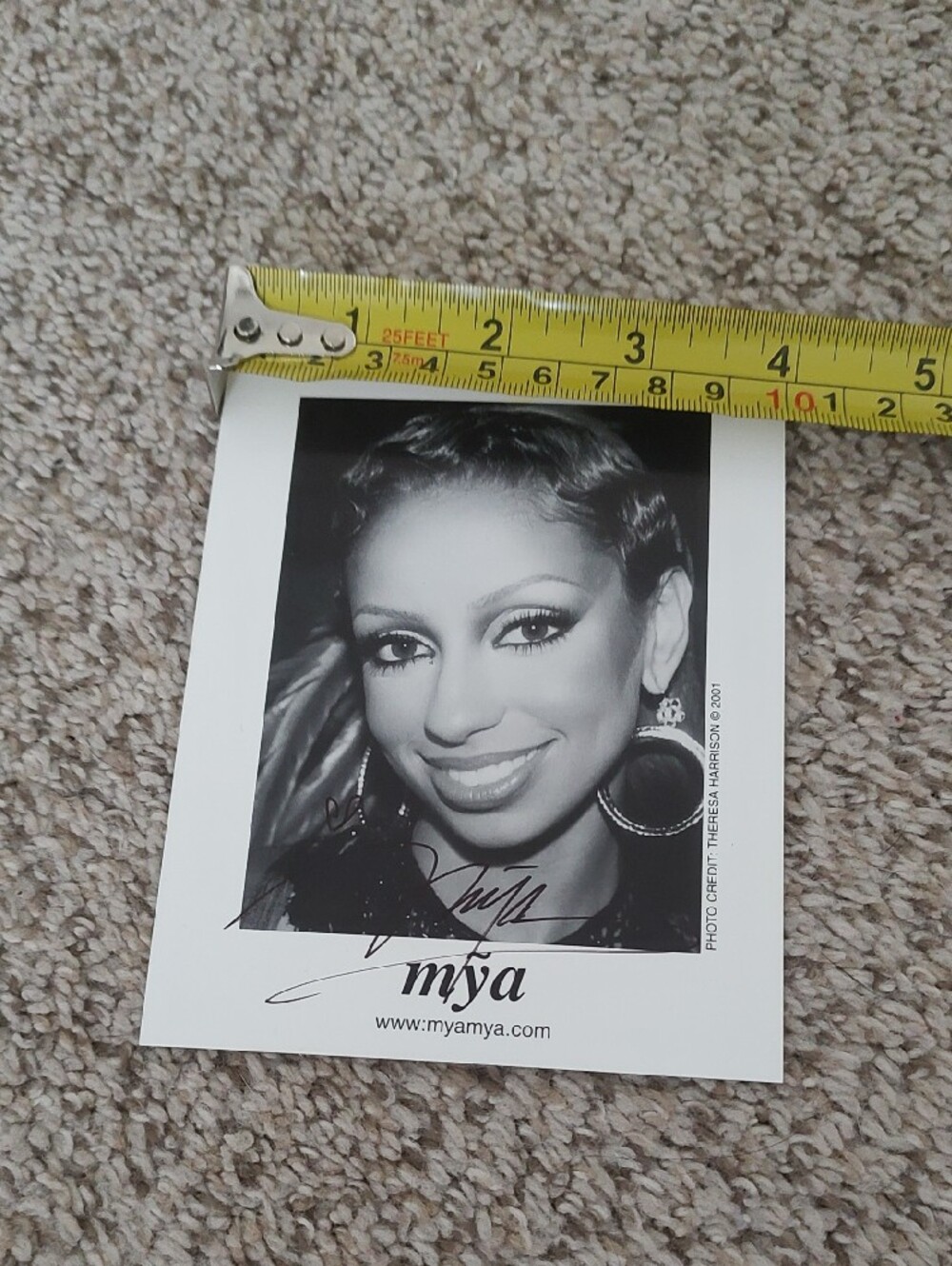 Mya Autograph Photo - Picture 4 of 5